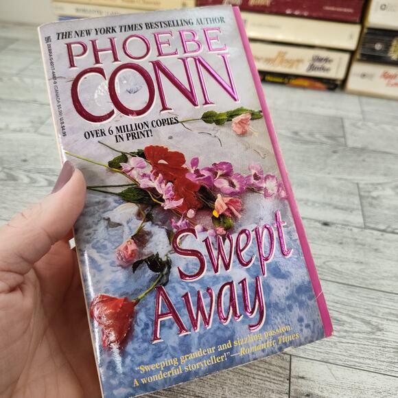 Swept Away by‎ Phoebe Conn 1994 Zebra First Printing Stepback Romance - Picture 1 of 12